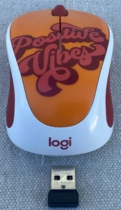 Logitech M317c Wireless Mouse With USB Receiver Positive Vibes TESTED - Picture 1 of 14