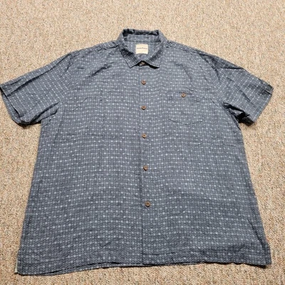 Tommy Bahama Shirt Mens 3XL Silk Button Up Hawaiian Aloha Camp Tropical Tiki - Image 1 of 4