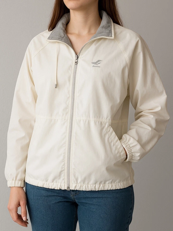 Винтажный Catalina белый ветровка куртка маленький Гонконг 90-х ретро нейлона - Изображение 1 из 4