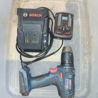 Taladro Driver Bosch 18V DDB181 con BATT609 y cargador paquete probado kit de trabajo Foto 1 de 4