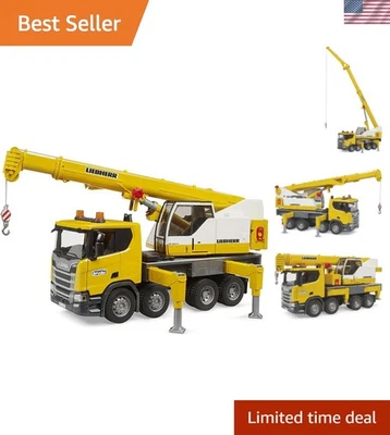 Camión grúa Scania Super 560R con luz y sonido - pluma de 51,2 pulgadas, divertido para niños Foto 1 de 4