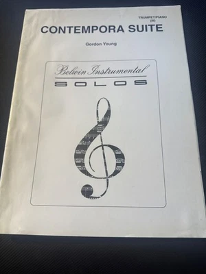 Contempora Suite for Trumpet & Piano by Gordon Young Belwin Music Book - Image 1 of 3