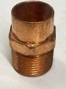 9 - NIBCO 3/4" C x 3/4" MNPT Kupfer Stecker Adapter Fittings - Bild 1 von 2