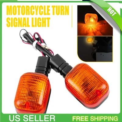 2x Turn Signal Indicator Amber Light Blinker For BMW F650GS F650CS F650ST G650GS - Image 1 of 4