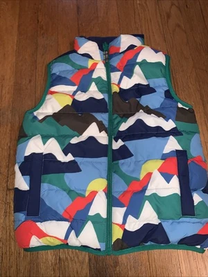 Mini Boden Boys Reversible Vest Size 5-6 NWOT  - Image 1 of 3