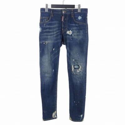 DSQUARED2 SKATER JEAN Dañado Skinny Denim Pantalones Jeans Pintados... - Imagen 1 de 4