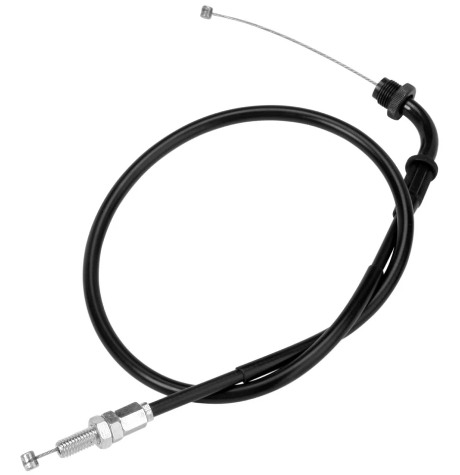 Motion Pro Black Vinyl Coated Throttle Push Cable Stock Length (04-0226) — 第 1/1 张图片
