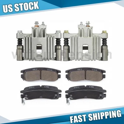 Pinzas de freno traseras pastillas de freno de cerámica para Oldsmobile Alero 2000 2001 2002 2003 Foto 1 de 4