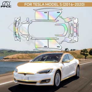2016-2020 Tesla Model S FULL CAR PreCut Paint Protection Film Clear PPF Kit - Picture 1 of 20