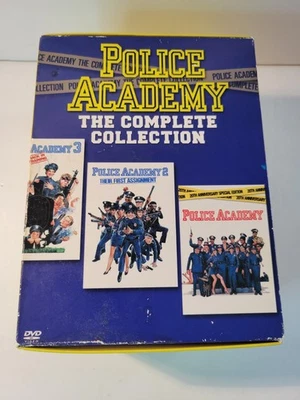 Police Academy 1984-1994 The Complete Collection with Slipcover 7 Discs Used DVD - Image 1 of 3