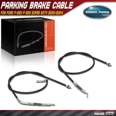 2PCS Rear LH & RH Parking Brake Cable for Ford F-250 F-350 Super Duty 2000-2004 - Image 1 of 4