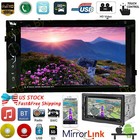 2Din Stereo Car CD DVD Bluetooth Radio MirrorLink-Gps FM Player Head Unit
