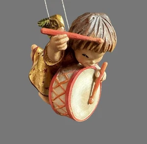 Seltener Anri Juan Ferrandiz Himmlischer Trommler Gold Engel Ornament LE 608/1000 - Bild 1 von 5