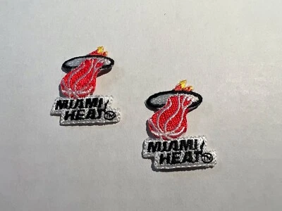 2 Parches Pequeños NBA Miami Heat Planchados. Envío Rápido el mismo día GRATIS. ¡BALONCESTO NBA! Foto 1 de 4