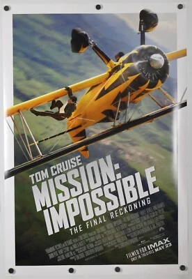 Mission Impossible Final Reckoning original DS movie poster 27x40 D/S MINT Final