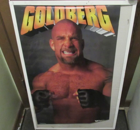 GOLDBERG POSTER NEW 1998 VINTAGE COLLECTIBLE WCW WWE WRESTLING Cover