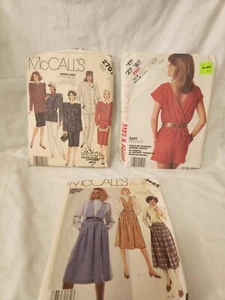 McCalls Schnittmuster Kleider Pullover 80er 2655 2707 3107 - Bild 1 von 4