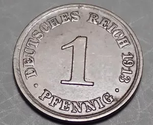 1913 A Germany German Pfennig - HI Grade As Shown #847 - Picture 1 of 4