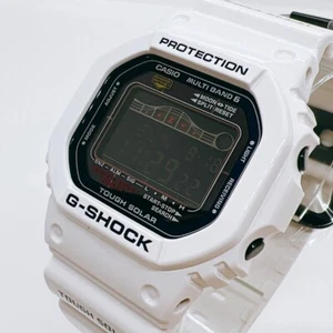CASIO G-SHOCK G-LIDE GWX-5600C-7JF Solar Tide Graph Moon DATA Men's Watch White - Picture 1 of 24