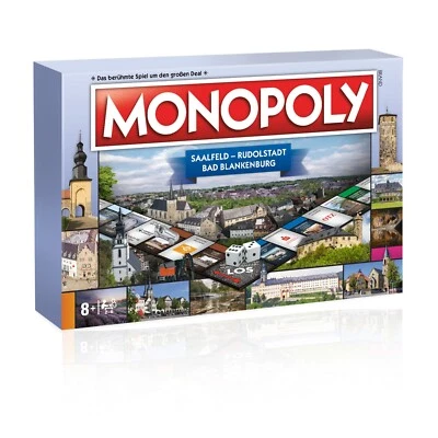 WINNING MOVES Monopoly Saalfeld - Rudolstadt - Bad Blankenburg Saalebogen *NEU* Edition 2023