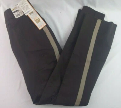 PERFECTION UNIFORMS MEN'S SIZE 58 1725BN-WV BROWN WITH TAN STRIPE UNHEMMED - Image 1 of 3