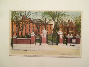 Postal de Providence Rhode Island Van Wickle Gates Brown University 1913 RI - Imagen 1 de 2