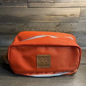 Neu Vince Camuto Herren Kulturbeutel Damen Make-up Orange Tasche Unisex - Bild 1 von 5