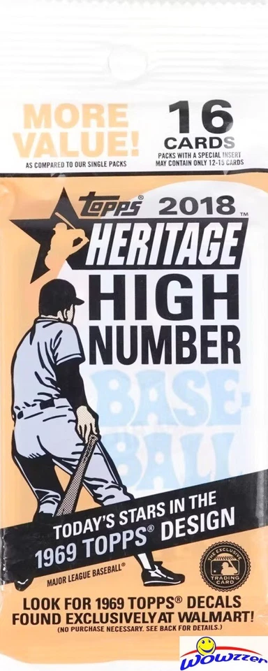 2018 Topps Heritage High Number Baseball JUMBO FAT Pack-OHTANI/ACUNA RC Year!