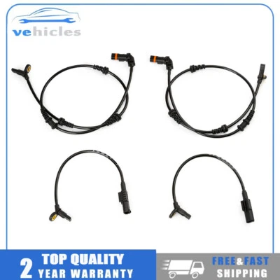 4x Front Rear ABS Wheel Speed Sensor For Mercedes-Benz R320 R350 R500 1645400717 - Image 1 of 4