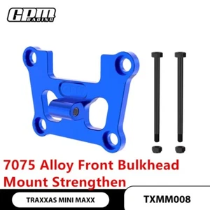 GPM 7075 Alu Front Bulkhead Mount Strengthen For TRAXXAS Mini Maxx 1/16 US RC - Picture 1 of 8