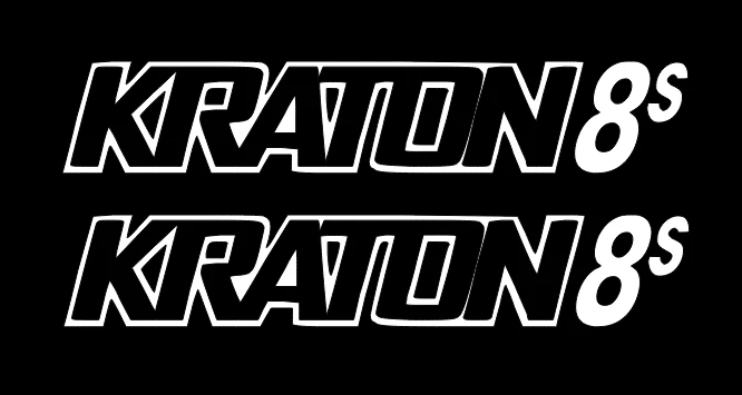 Arrma Kraton 8s DIE-CUT Decal Sticker ( 2 PCS ) Offroad RC Truck NEW CHROME - Image 1 of 1