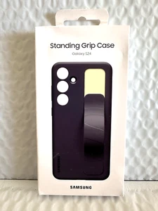Genuine Samsung - Galaxy S24 Standing Grip Case - Dark Violet  NEW!! - Picture 1 of 10
