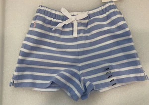 Polo Ralph Lauren Shorts Pony Logo #23 Girls Light Blue/white Size 6 & 6X - Picture 1 of 5