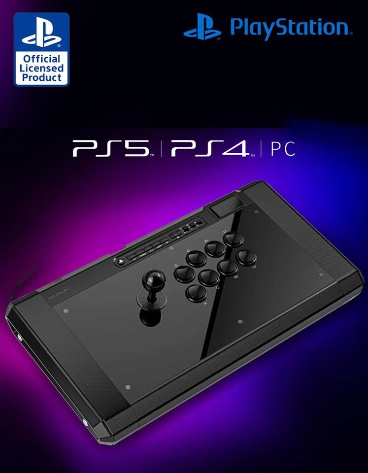 QANBA Q7 Obsidian 2 Arcade Fighting Stick Controller for PS5/PS4/PC - Image 1 of 4