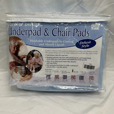 Salk CareFor Deluxe lavable reutilizable almohadilla inferior, portabrocas para cama y silla 36” x 54” Foto 1 de 4