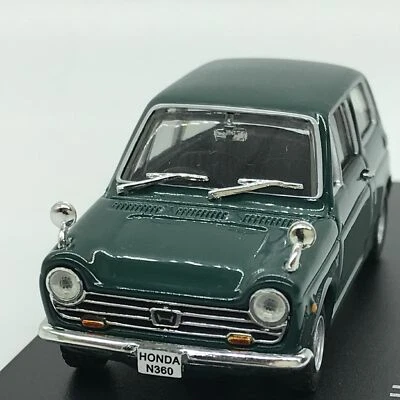 Mini Car Honda N360 1967 Green 1/43 Scale Box Display Diecast Vol 10 Used - Image 1 of 4