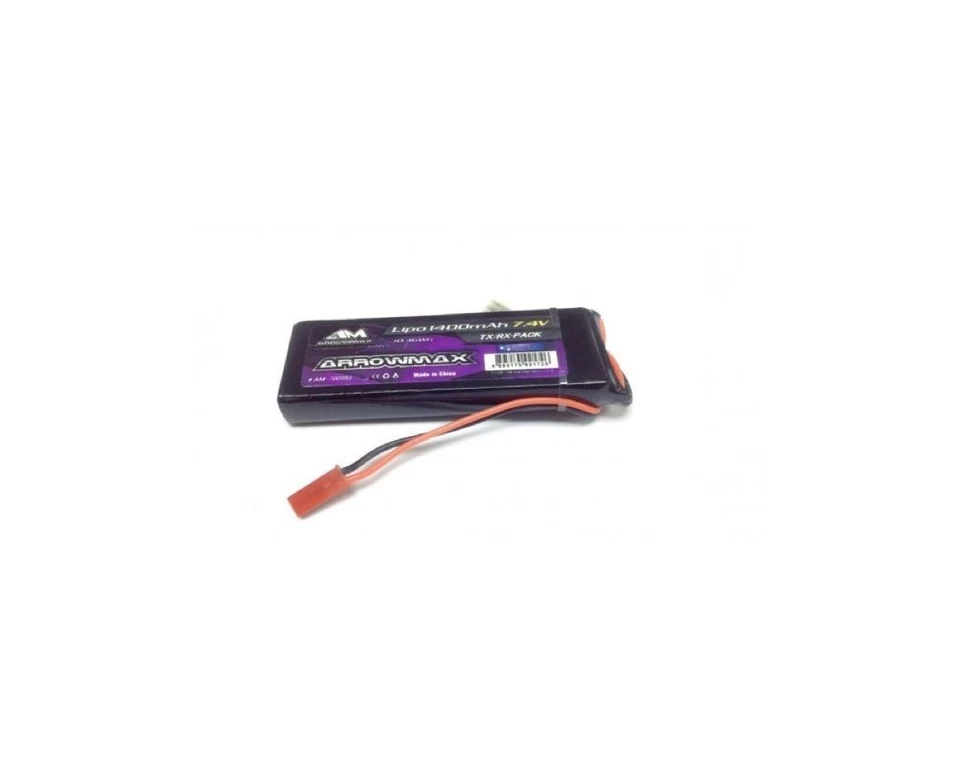 ARROWMAX Lipo 1400mAh 7.4V Receiver Pack GP AM700993  - Bild 1 von 1
