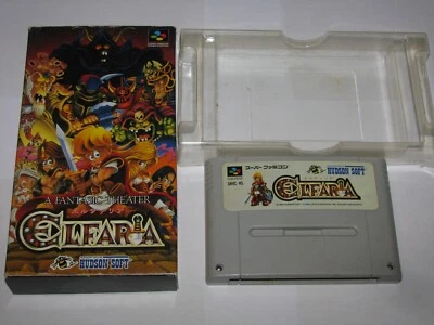 Elfaria Super Famicom SFC Japan import Boxed (no manual) US Seller - Image 1 of 4