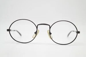 Vintage Brille JEAN LAFONT CHARADE Schwarz Oval Brillengestell eyeglasses - Picture 1 of 6