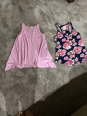 2 -NIÑAS NIÑAS Camiseta sin mangas: ABERCROMBIE y niños y 77 niños -TALLA XL Foto 1 de 4