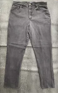Pantalones de mezclilla vintage negros Bill Blass cintura alta talla 22 36X33 - Imagen 1 de 3