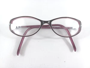 Anne Klein 8033 116 Black/Purple 50-16-140 W/FreeLensWipes Used Frame Only @9 - Picture 1 of 10