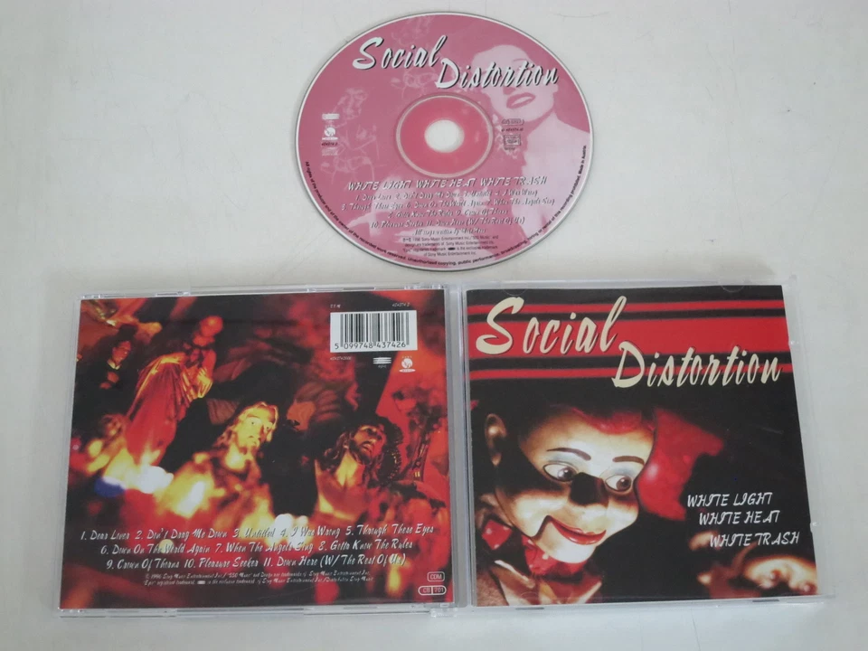 SOCIAL DISTORTION/WHITE LIGHT WHITE HEAT WHITE TRASH(EPIC 484374 2) CD ALBUM - Bild 1 von 1
