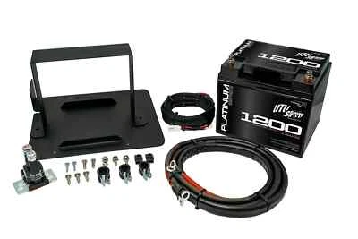 UTV Stereo Dual 2nd Battery Upgrade Kit CAN AM DEFENDER HD5 HD7 HD8 HD9 HD10 - Image 1 of 4