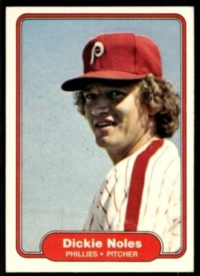 1982 Fleer Dickie Noles Philadelphia Phillies #253 - Image 1 of 2