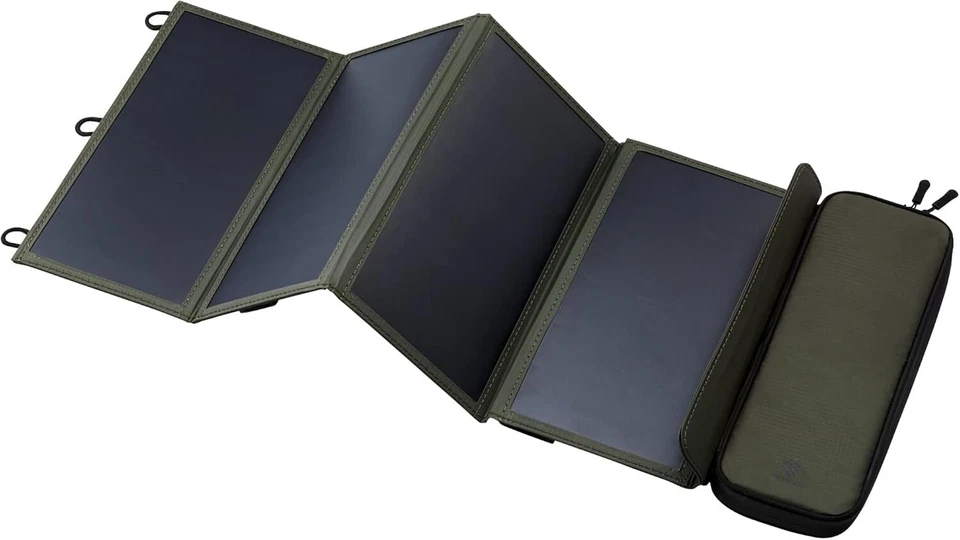 Elecom Solar Charger NESTOUT SOLAR-1 4 Panels 28W Olive MPA-NEST-S014OV
