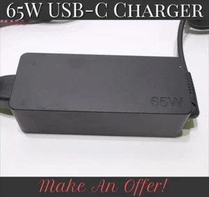 ✨65W✨ USB C Type C - HP Chromebook Lenovo/Acer/Asus/Samsung Power Laptop Charger - Picture 1 of 19