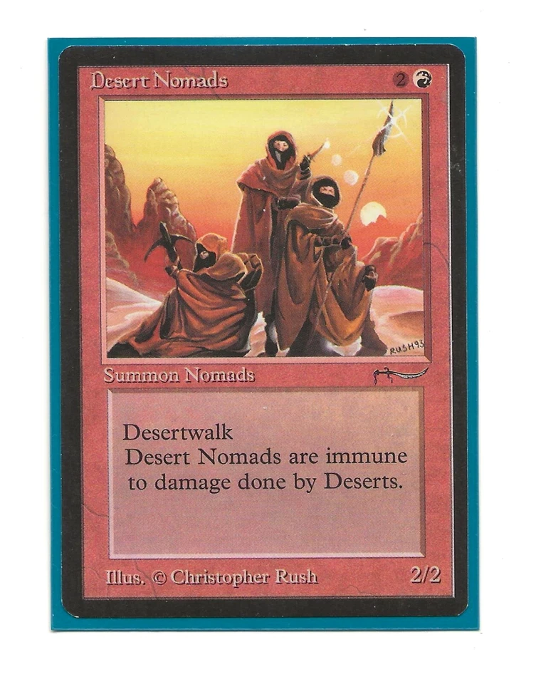 DESERT NOMADS Magic ARABIAN NIGHTS ENGLISH Magic NM- MTG - Imagen 1 de 1