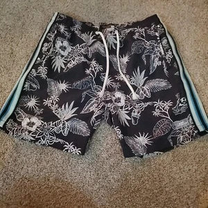 Scotch & Soda Swim Water Beach Surf Shorts Mens Size M Medium Lined Drawstring - Picture 1 of 6