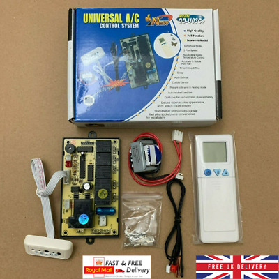 Universal Air Conditioning Remote Control & Pcb Board Kit Qd-u03c • 54.95£